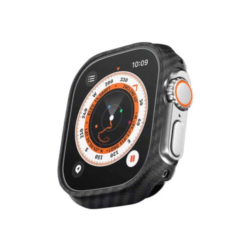 Ultra tenký kryt pro Apple Watch Ultra Pitaka Air - černý - Obrázek 2