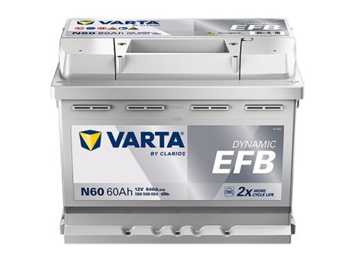 VARTA Blue Dynamic EFB 12V 60Ah 640A 560 500 064 - Obrázek 2