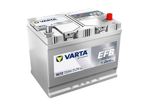 VARTA Blue Dynamic EFB 12V 72Ah 760A 572 501 076