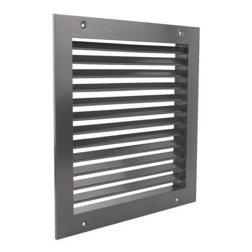 Větrací mřížka kovová Dalap GMAS s nastavitelnou žaluzií 350x350 mm