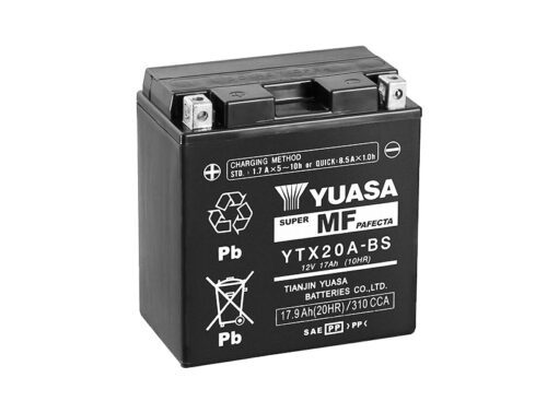 YUASA YTX20A-BS 12V 17Ah