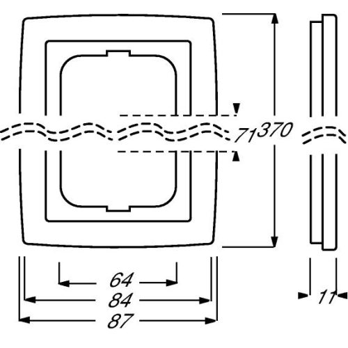 ABB Future Linear pětirámeček mechová bílá 1754-0-4418 (2CKA001754A4418) - Obrázek 2