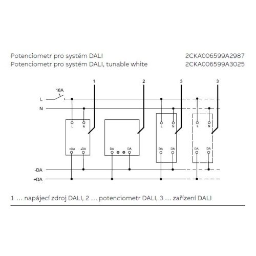 ABB potenciometr DALI 6599-0-2987 (2117 U-500) 2CKA006599A2987 - Obrázek 2
