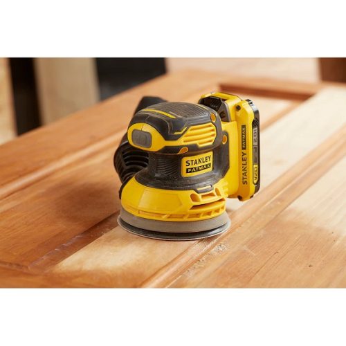 Aku excentrická bruska Stanley FatMax V20 SFMCW220B 125mm bez nabíječky a baterie - Obrázek 2