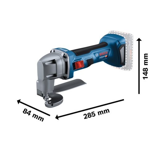 Aku nůžky na plech Bosch GSC 18V-16 E 0.601.926.300 bez nabíječky a baterie - Obrázek 2