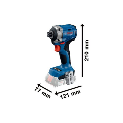 Aku rázový utahovák 1/4" Bosch GDR 18V-215 136 0.601.9N2.000 bez nabíječky a baterie - Obrázek 2