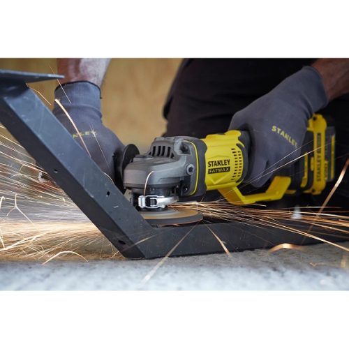 Aku úhlová bruska Stanley FatMax V20 SFMCG400B 18V 125mm bez nabíječky a baterie - Obrázek 2
