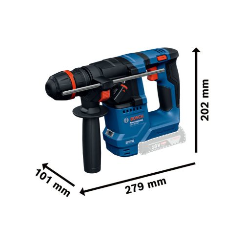 Aku vrtací kladivo SDS-Plus Bosch GBH 18V-18 X 0.611.927.100 bez nabíječky a baterie - Obrázek 2