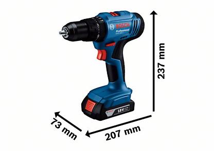 Aku vrtačka s příklepem Bosch GSB 183-LI 0.601.9K9.101 1x2Ah - Obrázek 2
