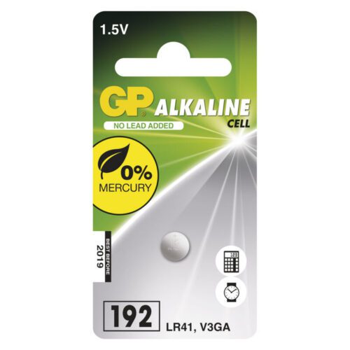 Alkalická knoflíková baterie GP LR41 (192F)