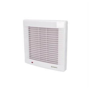 Axiální koupelnový ventilátor s automatickou žaluzií a časovým doběhem DOSPEL POLO 6/AŽ/WC 1020017