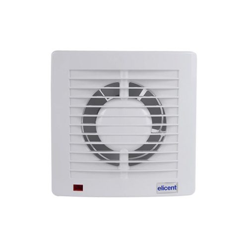 Axiální ventilátor do koupelny se zpětnou klapkou a časovým doběhem E-STYLE 120 PRO GT