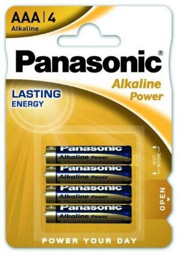 BATERIE AAA PANASONIC LR03APB/4BP ALKALINE POWER 4ks LR03APB/4BP