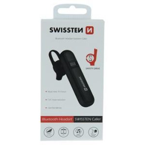 BLUETOOTH HEADSET SWISSTEN CALLER ČERNÝ 51104100