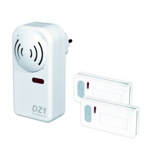 Bezdrátový domovní zvonek do zásuvky ELEKTROBOCK DZ1-2 /2x tlačítko/