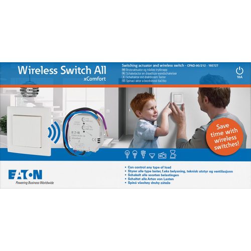 Bezdrátový spínací set EATON xComfort Go Wireless CPAD-00/212 193727 - Obrázek 2