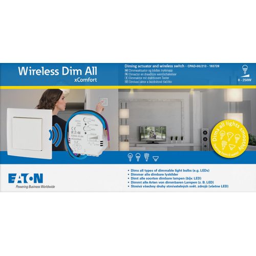 Bezdrátový stmívací set EATON xComfort Go Wireless CPAD-00/213 193728 - Obrázek 2