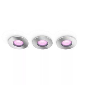 Bluetooth LED koupelnové svítidlo set 3ks Philips Hue Xamento IP44 GU10 4