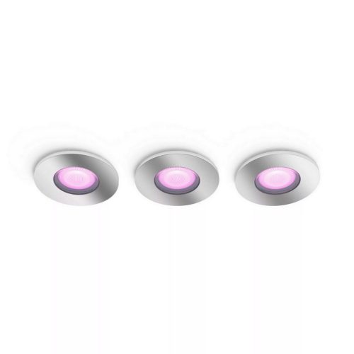 Bluetooth LED koupelnové svítidlo set 3ks Philips Hue Xamento IP44 GU10 4