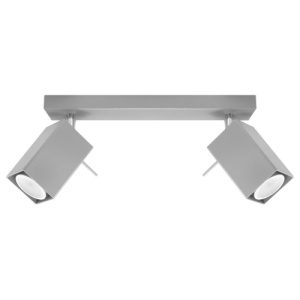 Bodové svítidlo SOLLUX Merida 2 GU10 2x40W bez zdroje SL.0456 šedá