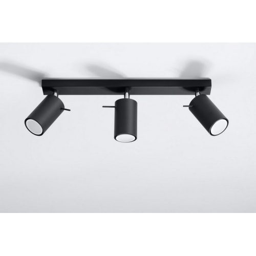 Bodové svítidlo SOLLUX Ring 3 GU10 3x40W bez zdroje SL.0093 černá - Obrázek 2
