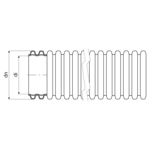 Chránička KOPOS KOPOFLEX 50 KF 09050 UVFA černá UV stabilní 50mm (50m) - Obrázek 2