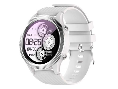 Chytré hodinky Carneo ATHLETE GPS - stříbrné