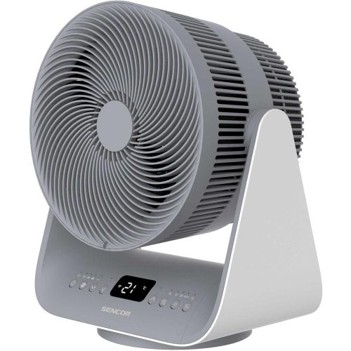 Chytrý teplovzdušný ventilátor s oscilací SENCOR SFH 9200GY 1050/2000W/ECO