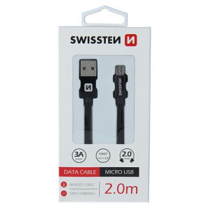 DATOVÝ KABEL SWISSTEN TEXTILE USB / MICRO USB 2