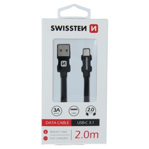 DATOVÝ KABEL SWISSTEN TEXTILE USB / USB-C 2