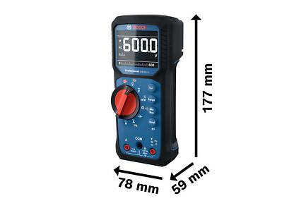 Digitální multimetr Bosch GDM 600-15 PROFESSIONAL CAT II 1000 V IP65 0.601.077.800 - Obrázek 2