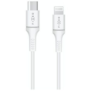 Dlouhý datový a nabíjecí kabel FIXED s konektory USB-C/Lightning a podporou PD
