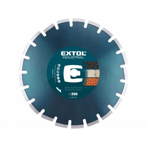 EXTOL INDUSTRIAL Kotouč diamantový řezný segmentový na ASFALT
