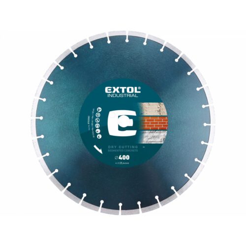 EXTOL INDUSTRIAL Kotouč diamantový řezný segmentový na BETON