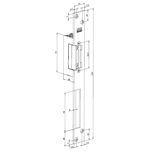 Elektrický zámek dveří FAB BEFO CLASIC 0511 6-12V AC/DC - Obrázek 2