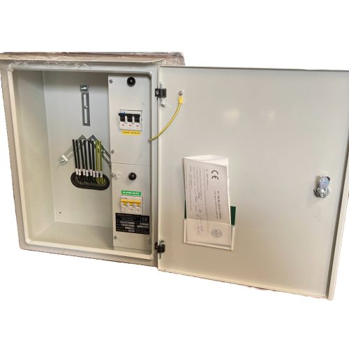 Elektroměrový rozvaděč AROVA SERVIS ES1P/FVE 1x25A/3 pro fotovoltaiku PRE šedý