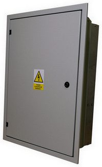 Elektroměrový rozvaděč RE 10.Z. B25/3 pro fotovoltaiku s vypínačem pro PRE bílá