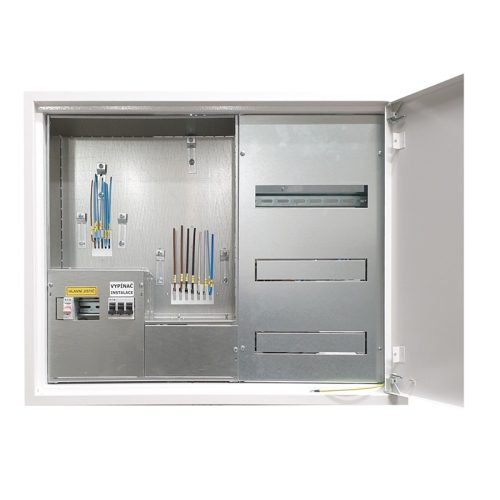 Elektroměrový rozvaděč REX Elektro RE 1/1/VP+36M podružná část vpravo zapuštěný pro ČEZ s hlavním vypínačem 59367 - Obrázek 2