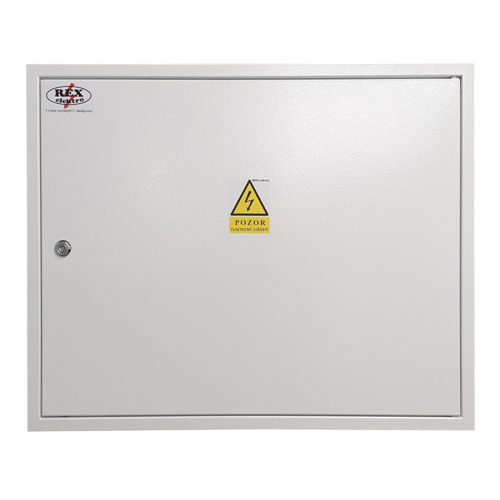 Elektroměrový rozvaděč REX Elektro RE 1/1/VP+36M podružná část vpravo zapuštěný pro ČEZ s hlavním vypínačem 59367