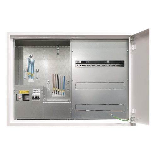Elektroměrový rozvaděč REX Elektro RE 1/1/VP+54M podružná část vpravo zapuštěný pro ČEZ s hlavním vypínačem 59547 - Obrázek 2