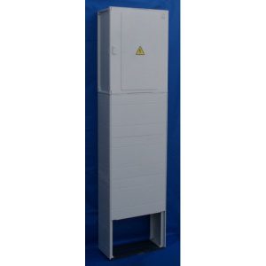Elektroměrový rozvaděč pro fotovoltaiku pilíř DCK ER212/NKP7P-C 63A/QM s vypínačem šedý pro ČEZ
