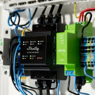Ethernetový přepínač na DIN lištu Shelly LAN Switch 5xRJ45 110-230V - Obrázek 2