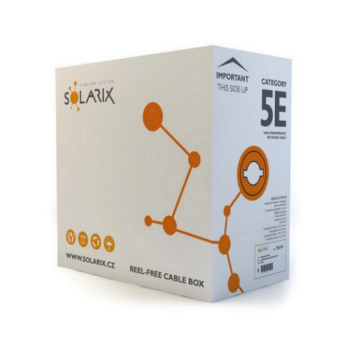 FTP kabel Solarix SXKD-5E-FTP-PE černý venkovní stíněný (box 305m) - Obrázek 2