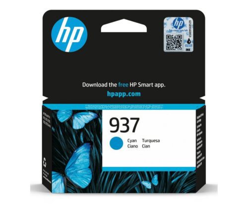 HP Ink Cartridge č.937 Cyan 4S6W2NE