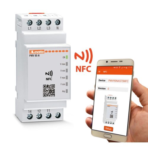Hlídací napěťové relé LOVATO PMV95NA575NFC - Obrázek 2