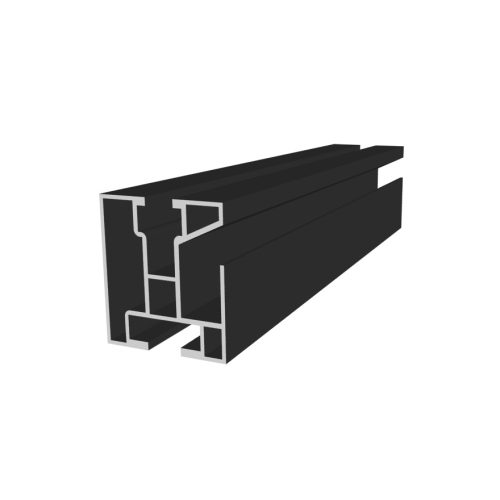 Hliníkový H profil černý ELOX 40x45mm nosník solárních panelů délka 4