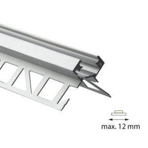 Hliníkový profil McLED pro obklady a dlažbu DE 38x28mm včetně mléčného difuzoru 2m ML-761.330.05.2