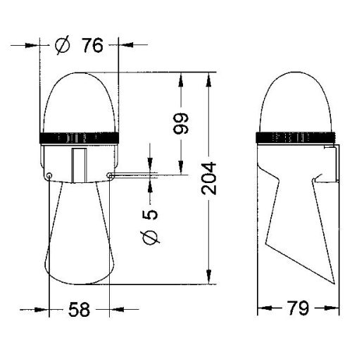 Houkačka SIRENA SEM240A 240V/92dB 40311 - Obrázek 2