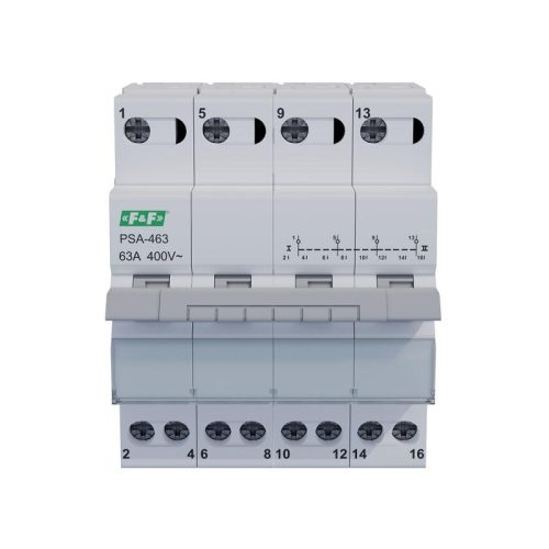 Instalační přepínač sítí F&F PSA-463 4pól 63A I-0-II - Obrázek 2