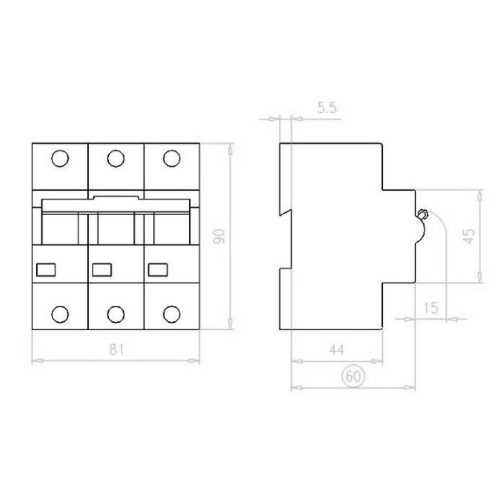 Jistič EATON AZ-3-B80 80A 174512 - Obrázek 2